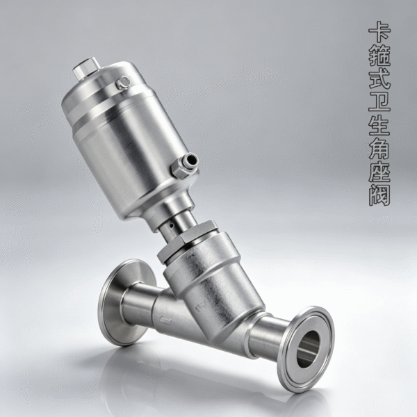 卡箍式卫生角座阀 卡箍式卫生角座阀